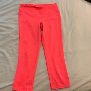 Gap XS Capri leggings. Bright pink